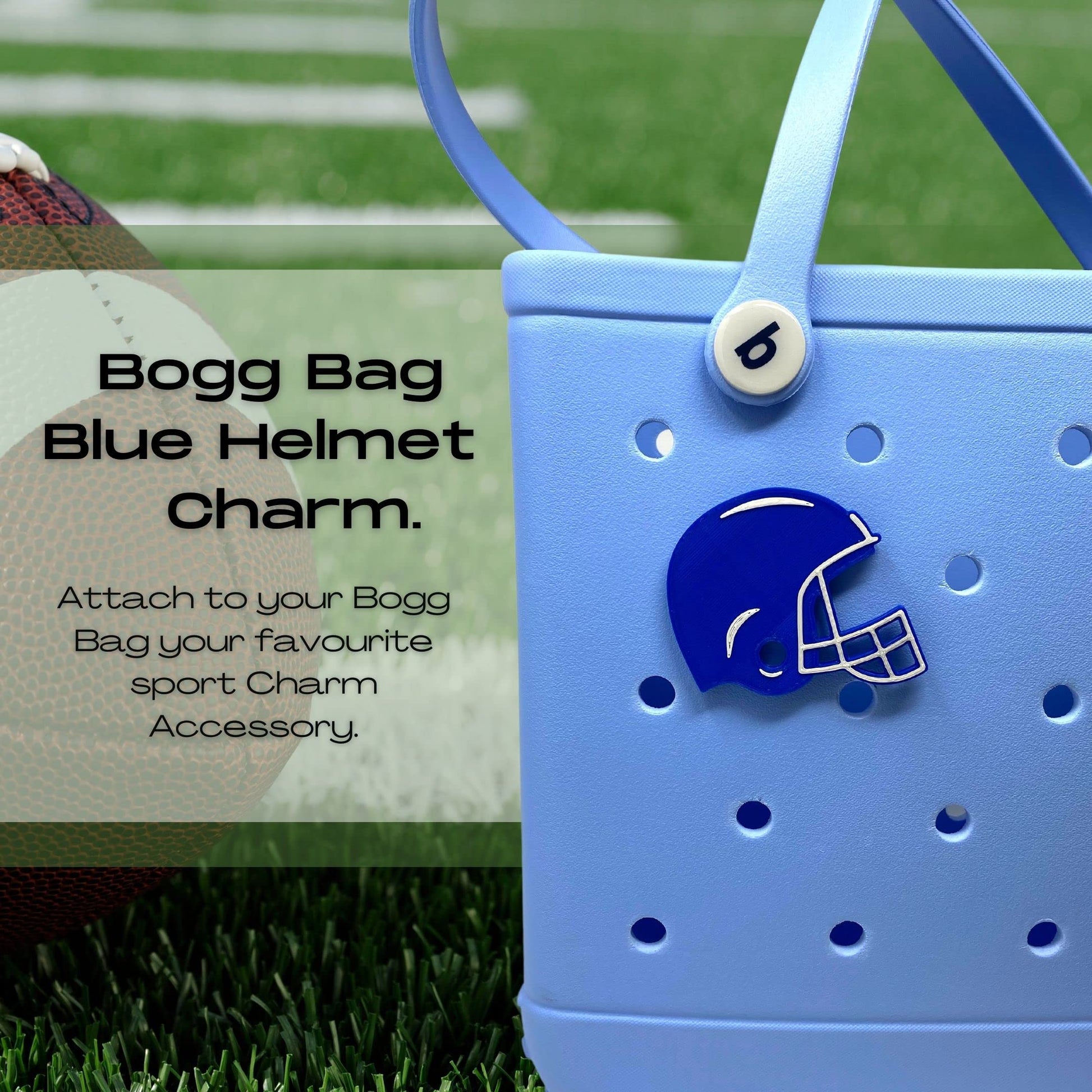 BOGLETS - Sport Charms for Rubber Beach Bags and Similar Tote Bags