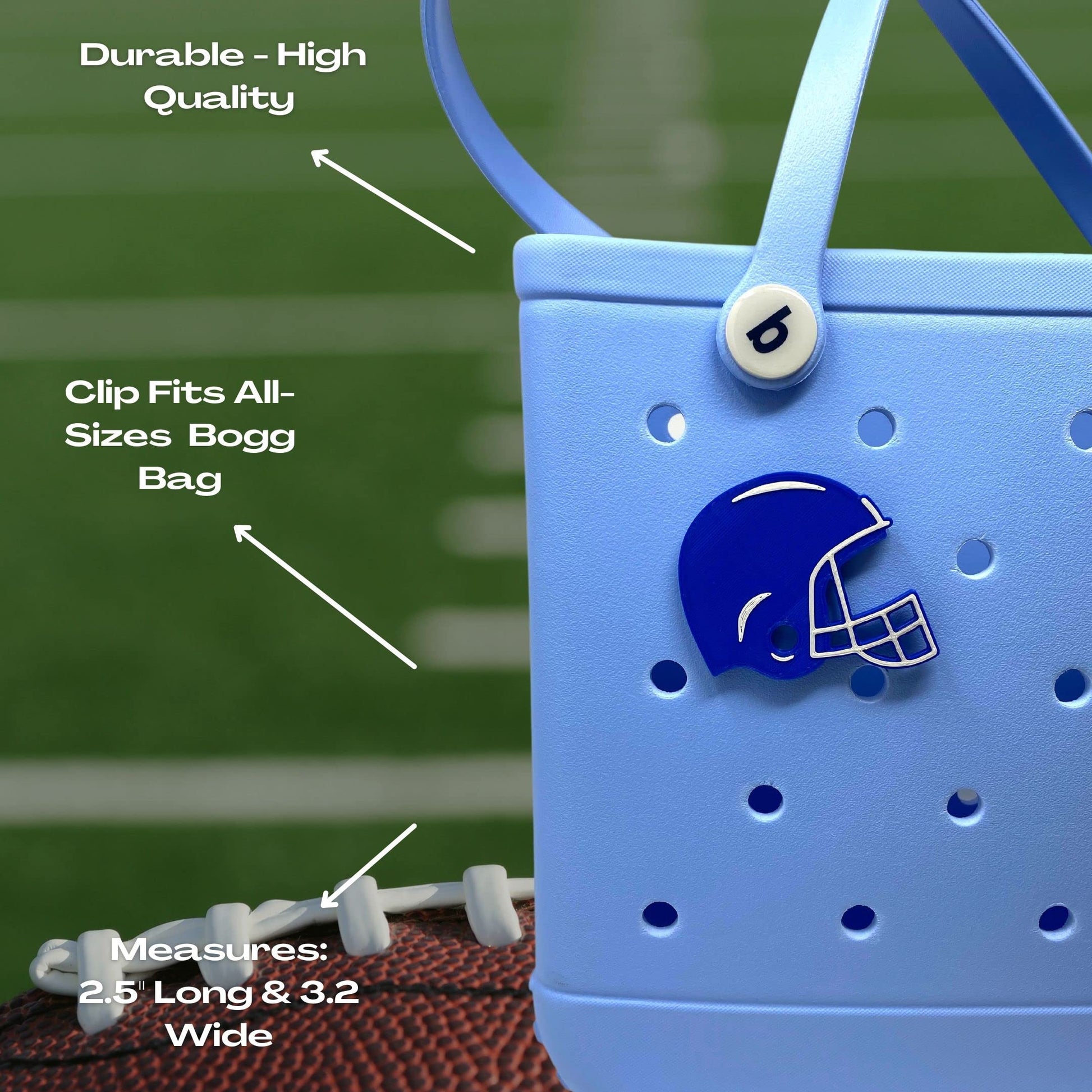BOGLETS - Sport Charms for Rubber Beach Bags and Similar Tote Bags