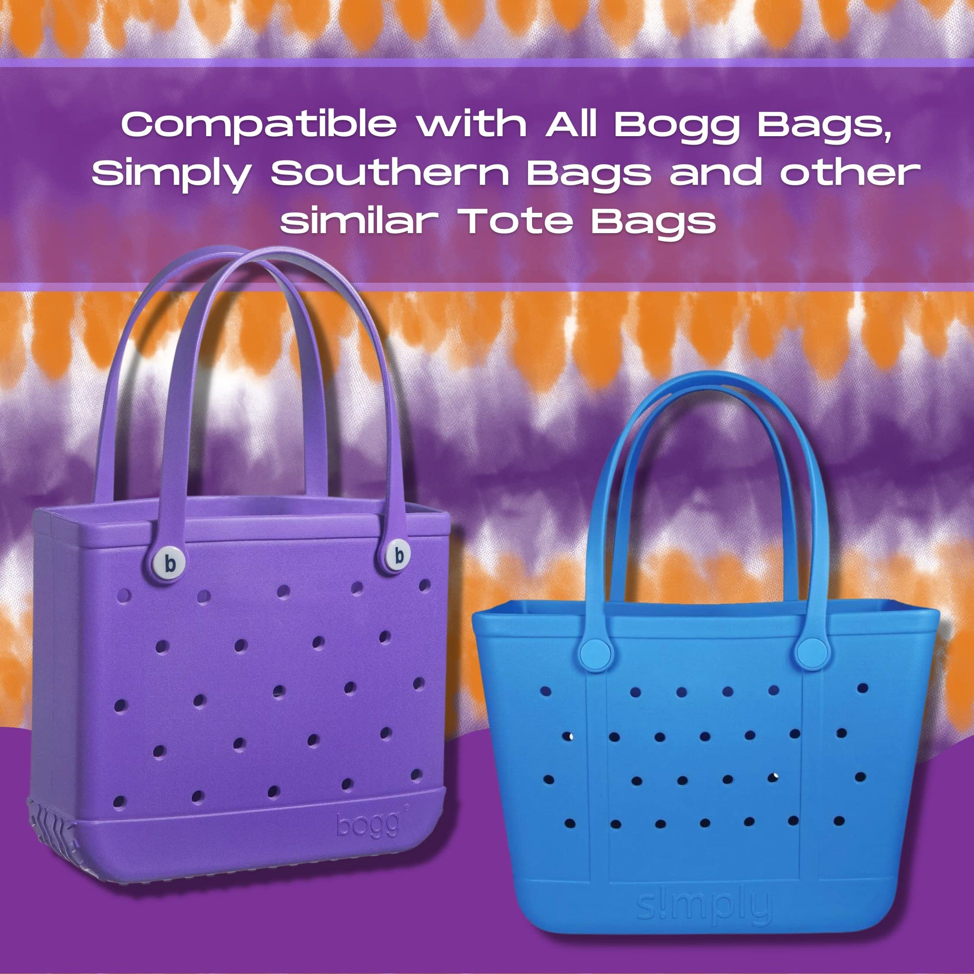BOGLETS - Sport Charms for Rubber Beach Bags and Similar Tote Bags