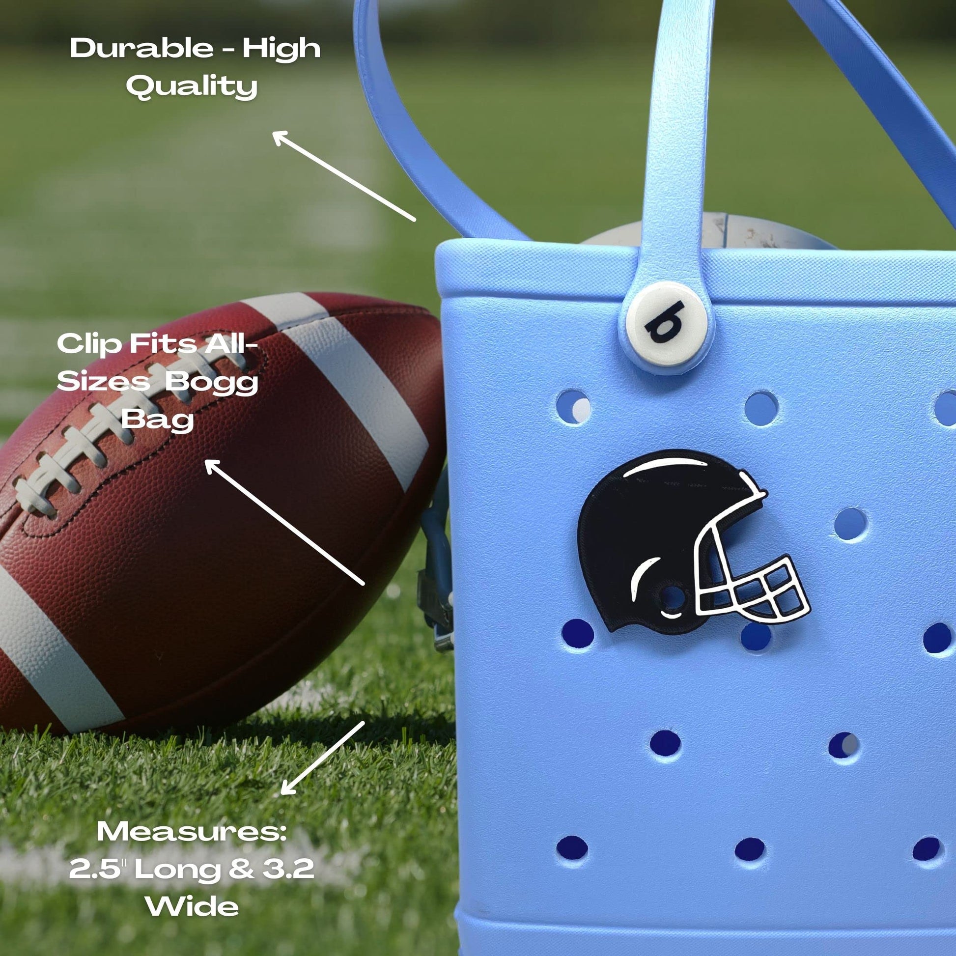 BOGLETS - Sport Charms for Rubber Beach Bags and Similar Tote Bags