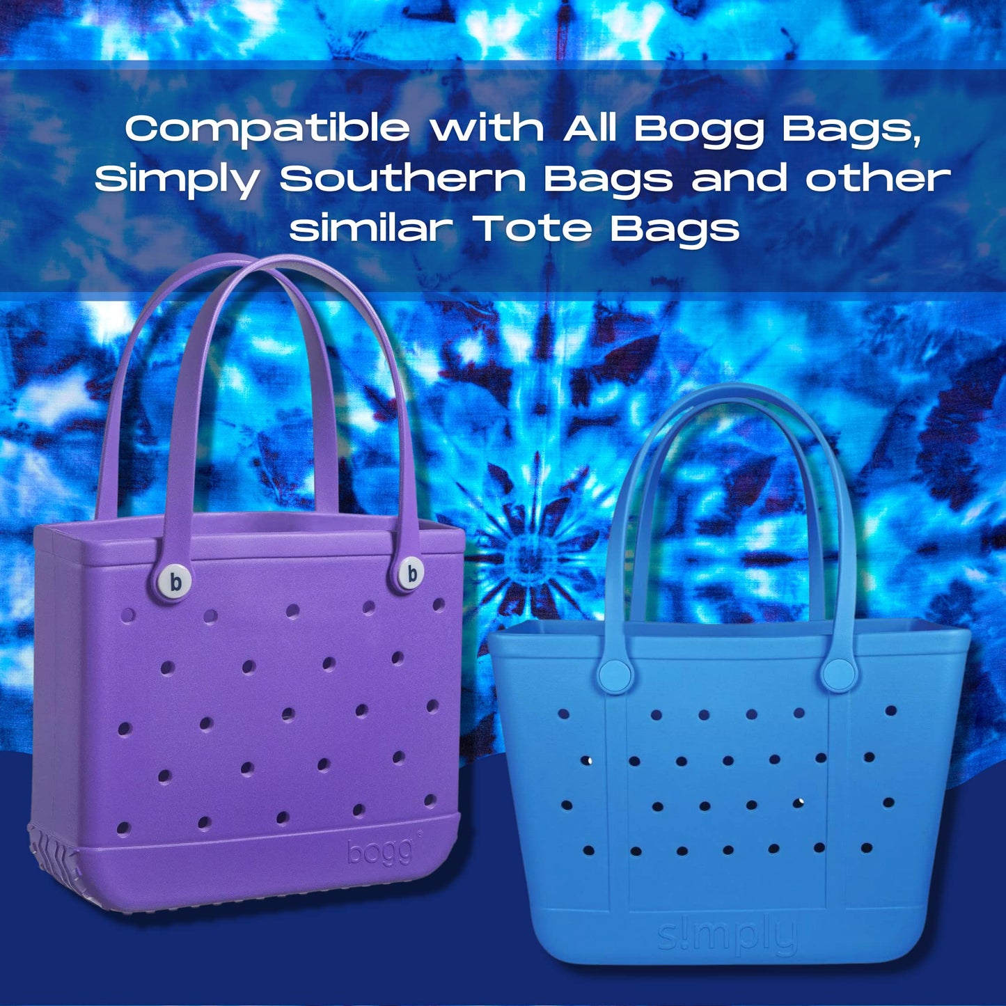 BOGLETS - Bogg Bag Carabiner Keys Holder Charm Accessory - Secure & Organize Your Keys or Other Valuables in Your Bogg Bag