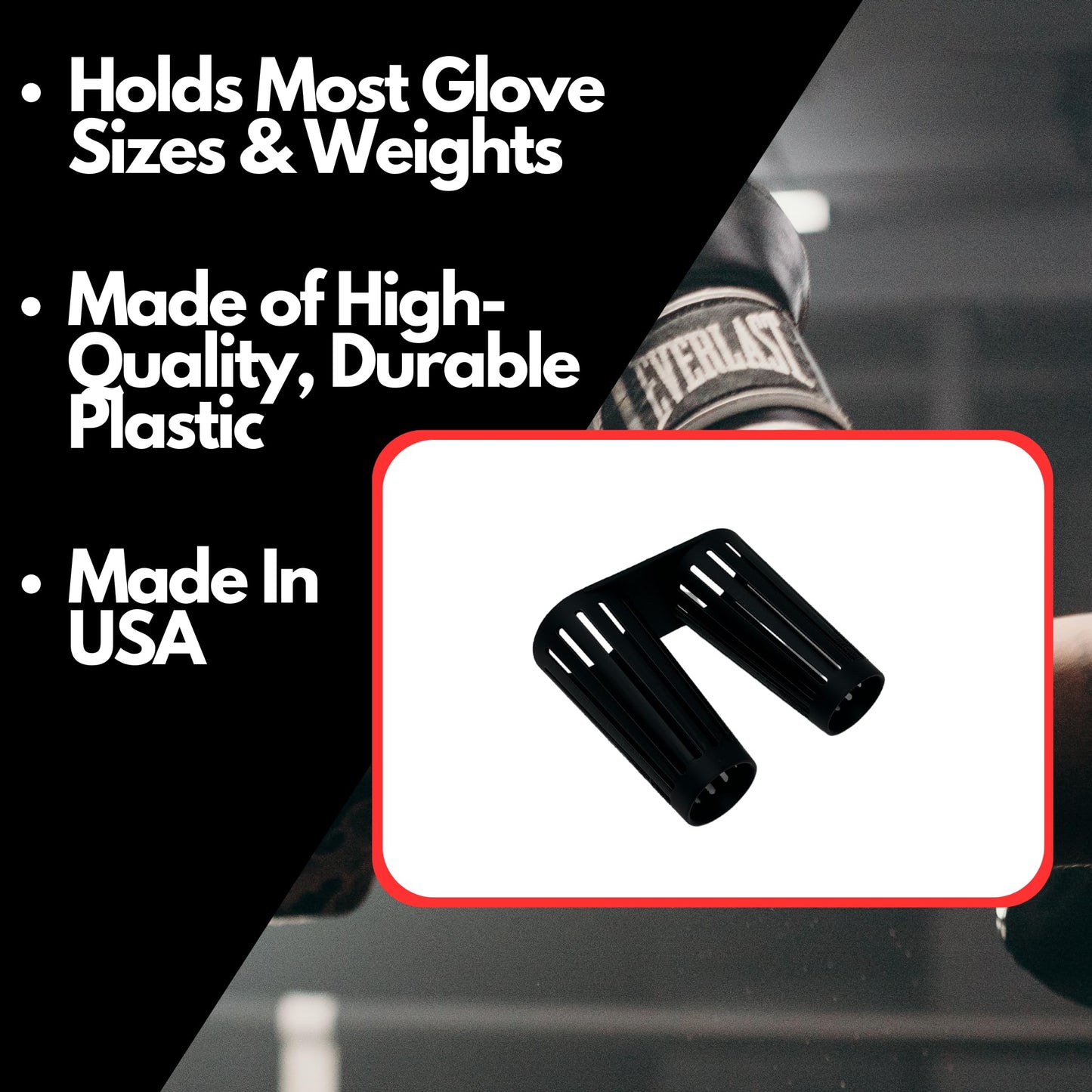 Chatelet Boxing Glove Wall Mount Dryer | Hang Up Boxing Gloves to Dry Out | Wall Display for Gloves | Made in USA