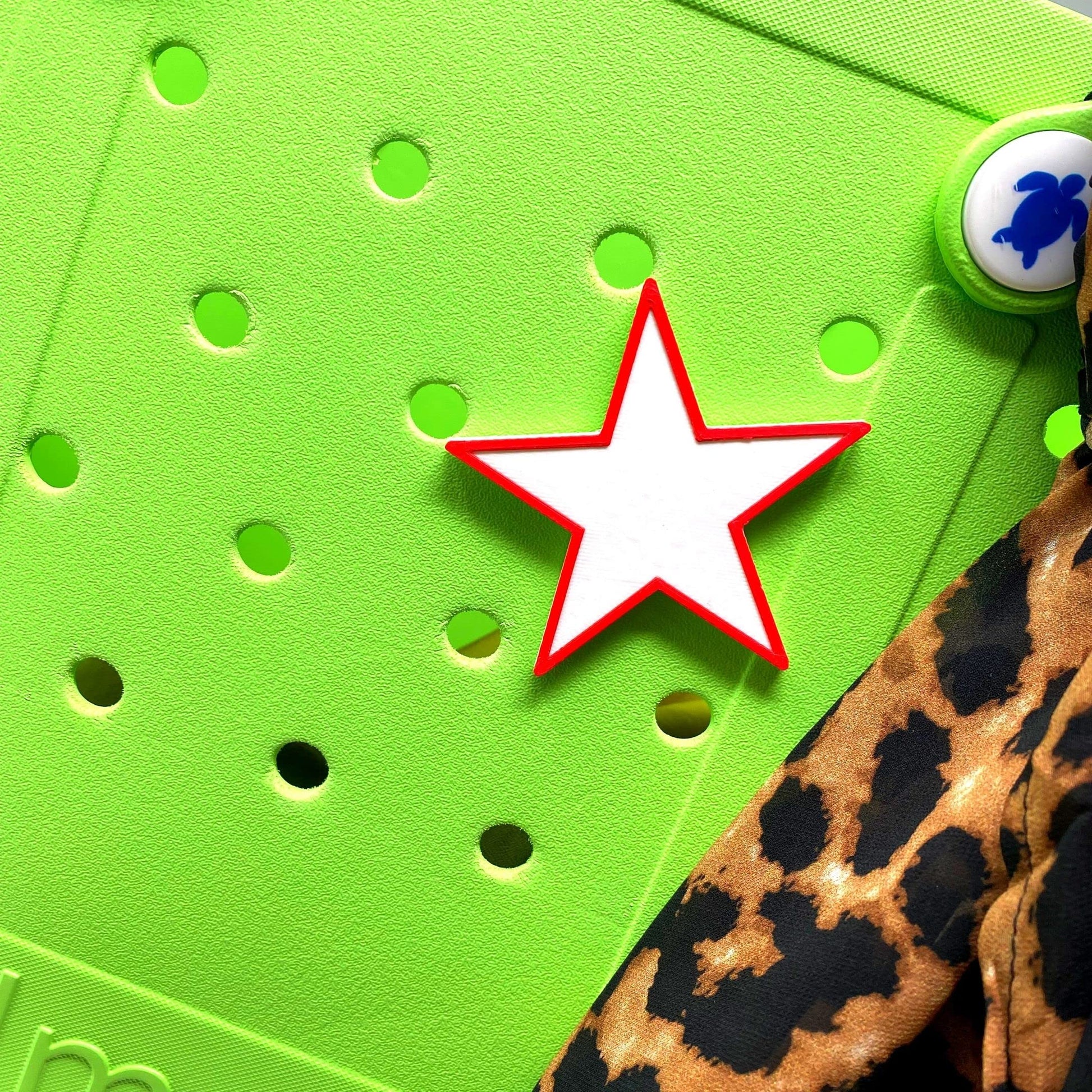 BOGLETS - Star Charm for Rubber Beach Bags and Similar Tote Bags