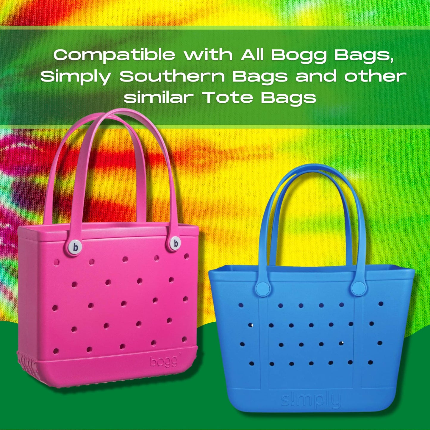 BOGLETS - Bogg Bag Carabiner Keys Holder Charm Accessory - Secure & Organize Your Keys or Other Valuables in Your Bogg Bag