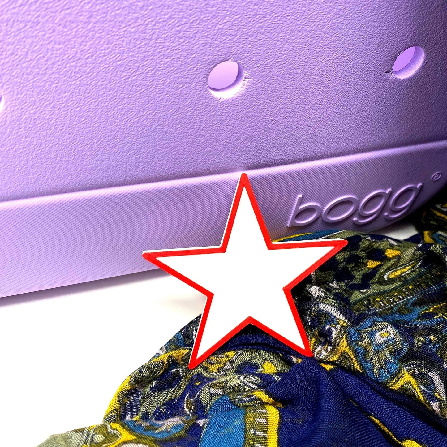 BOGLETS - Star Charm for Rubber Beach Bags and Similar Tote Bags