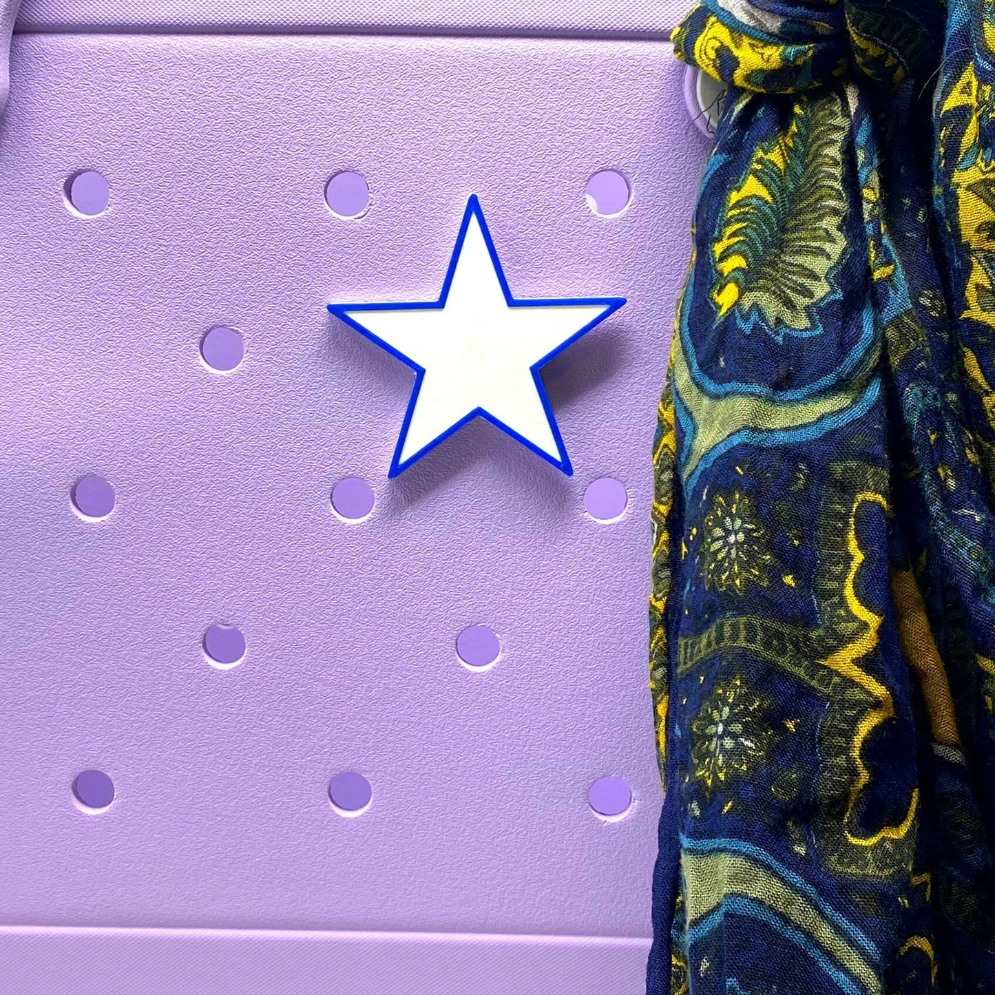 BOGLETS - Star Charm for Rubber Beach Bags and Similar Tote Bags