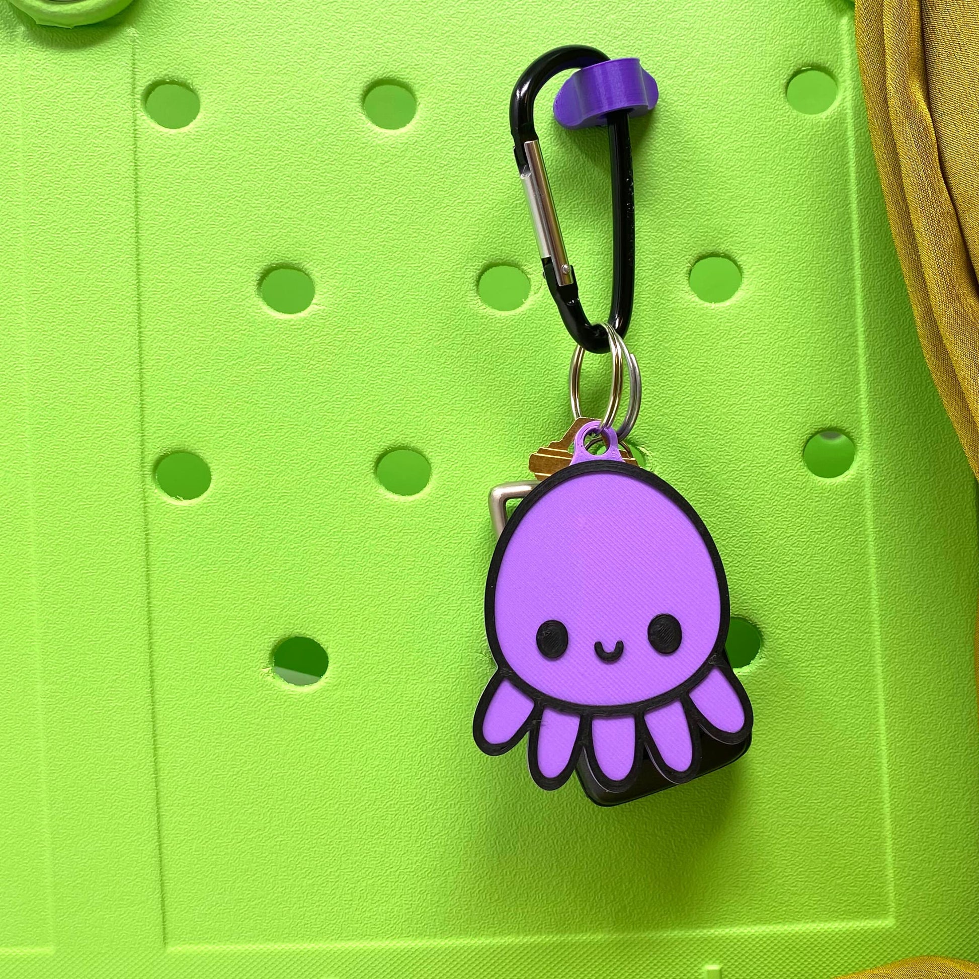 Cute Kawaii Octopus Keychain - Perfect for Hanging your keys. Decorate your Backpacks, Lunchboxes, Luggage, & Tote Bags Octopus