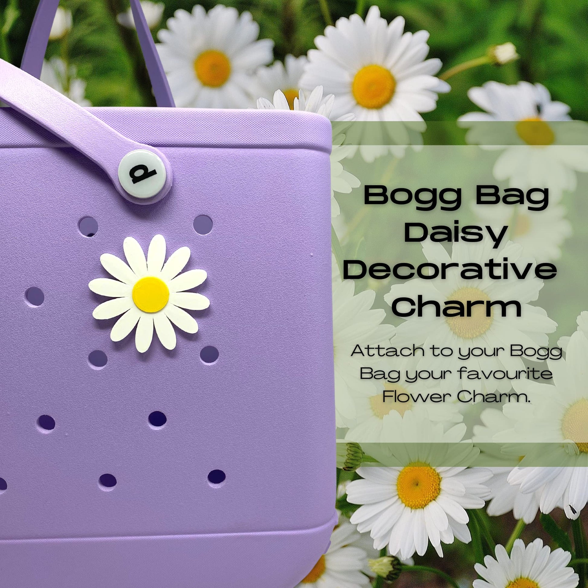 BOGLETS - Flower Charm Accessory Compatible with Bogg Bags - A Cute Decorative Charm Perfect for Customizing Your Bag