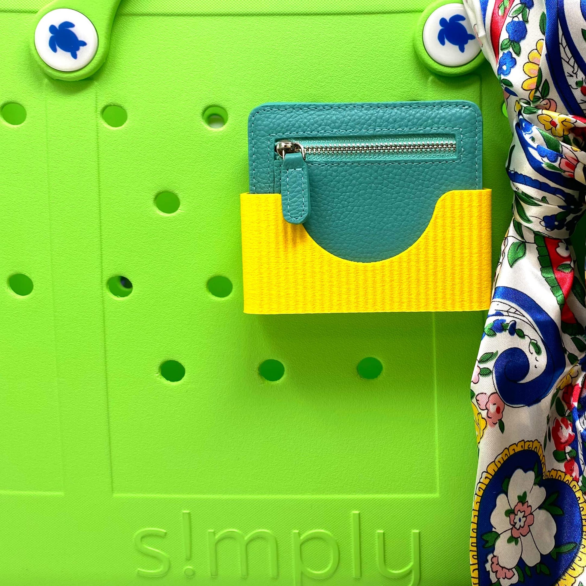 Boglets PREMIUM - Wallet Holder Accessories - Premium Collection - Compatible with Bogg Bag, Simply Southern & other Tote Bags - Decorative Accessories & Organizers - Made in USA - Yellow