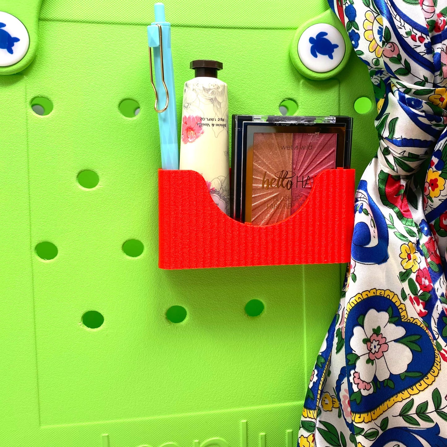 Boglets PREMIUM - Wallet Holder Accessories - Premium Collection - Compatible with Bogg Bag, Simply Southern & other Tote Bags - Decorative Accessories & Organizers - Made in USA - Red