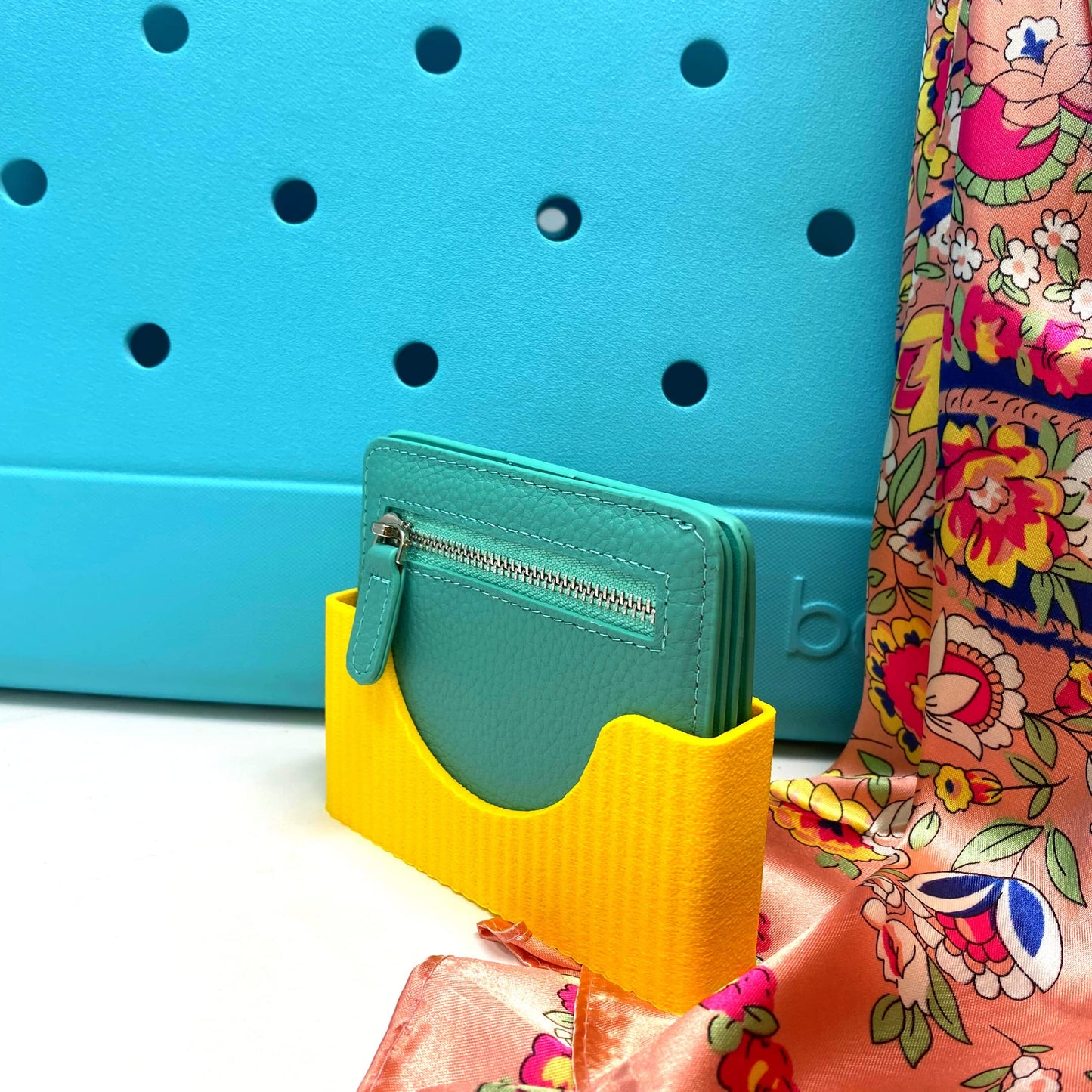 Boglets PREMIUM - Wallet Holder Accessories - Premium Collection - Compatible with Bogg Bag, Simply Southern & other Tote Bags - Decorative Accessories & Organizers - Made in USA - Yellow
