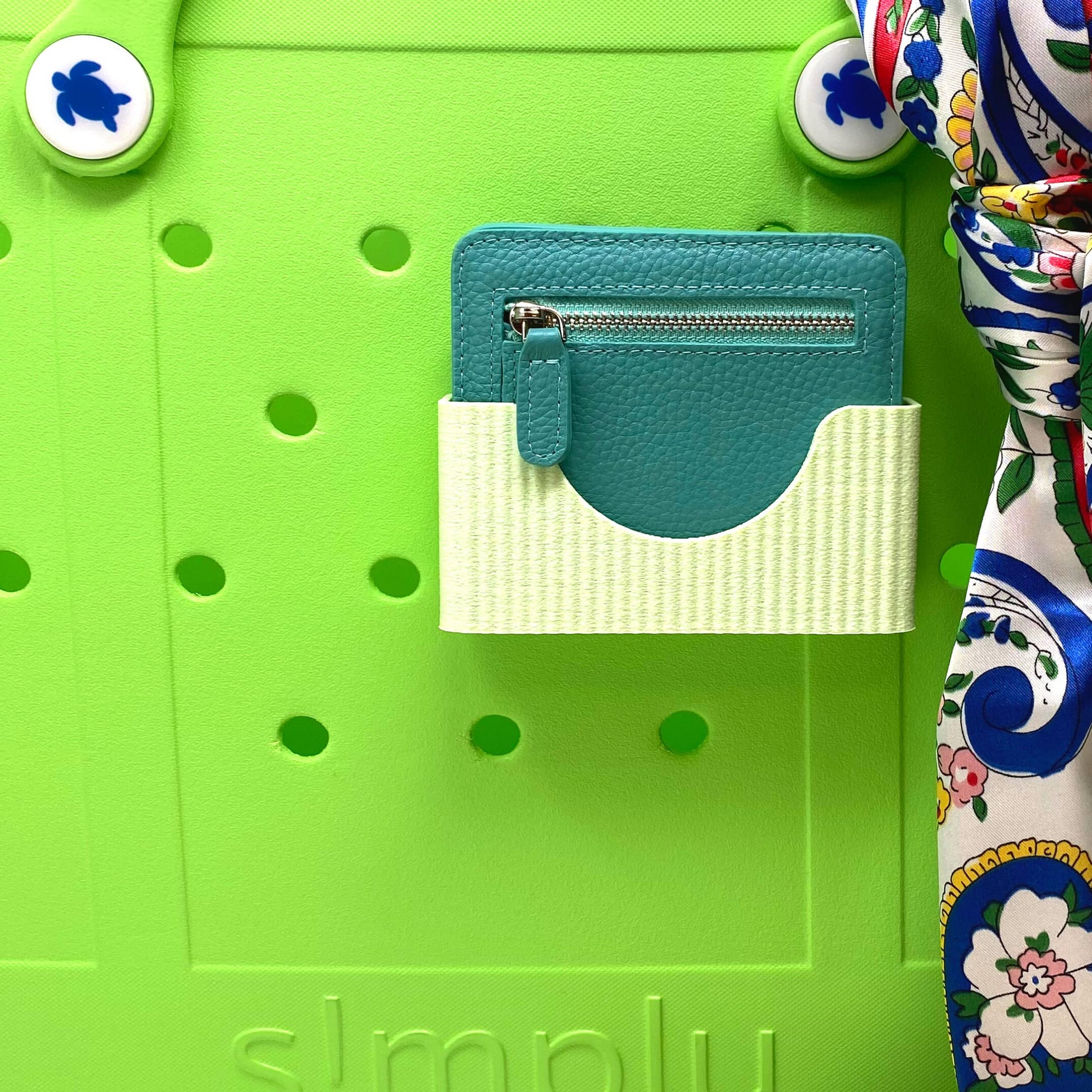 Boglets PREMIUM - Wallet Holder Accessories - Premium Collection - Compatible with Bogg Bag, Simply Southern & other Tote Bags - Decorative Accessories & Organizers - Made in USA - Green