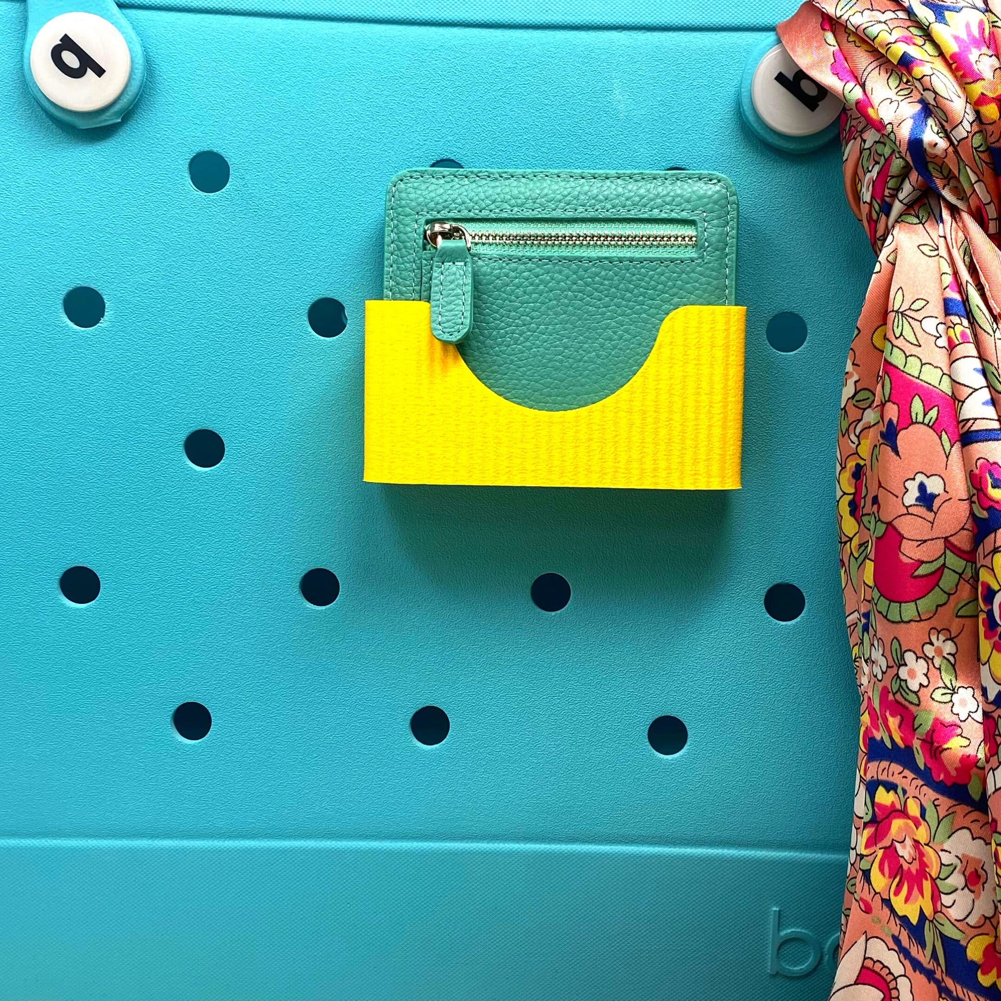 Boglets PREMIUM - Wallet Holder Accessories - Premium Collection - Compatible with Bogg Bag, Simply Southern & other Tote Bags - Decorative Accessories & Organizers - Made in USA - Yellow