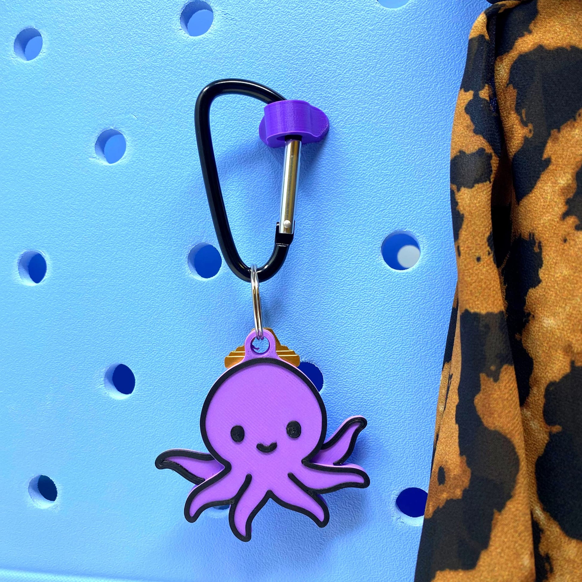 Kawaii Cute Octopus Keychain - Perfect for Hanging your keys. - Decorate your Backpacks, Lunchboxes, Luggage, & Tote Bags Octopus