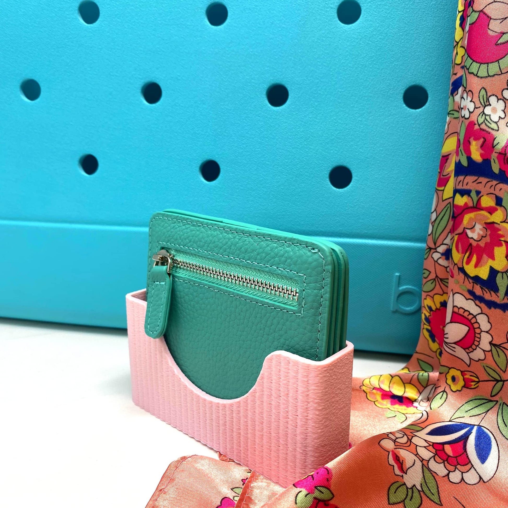 Boglets PREMIUM - Wallet Holder Accessories - Premium Collection - Compatible with Bogg Bag, Simply Southern & other Tote Bags - Decorative Accessories & Organizers - Made in USA - Pink