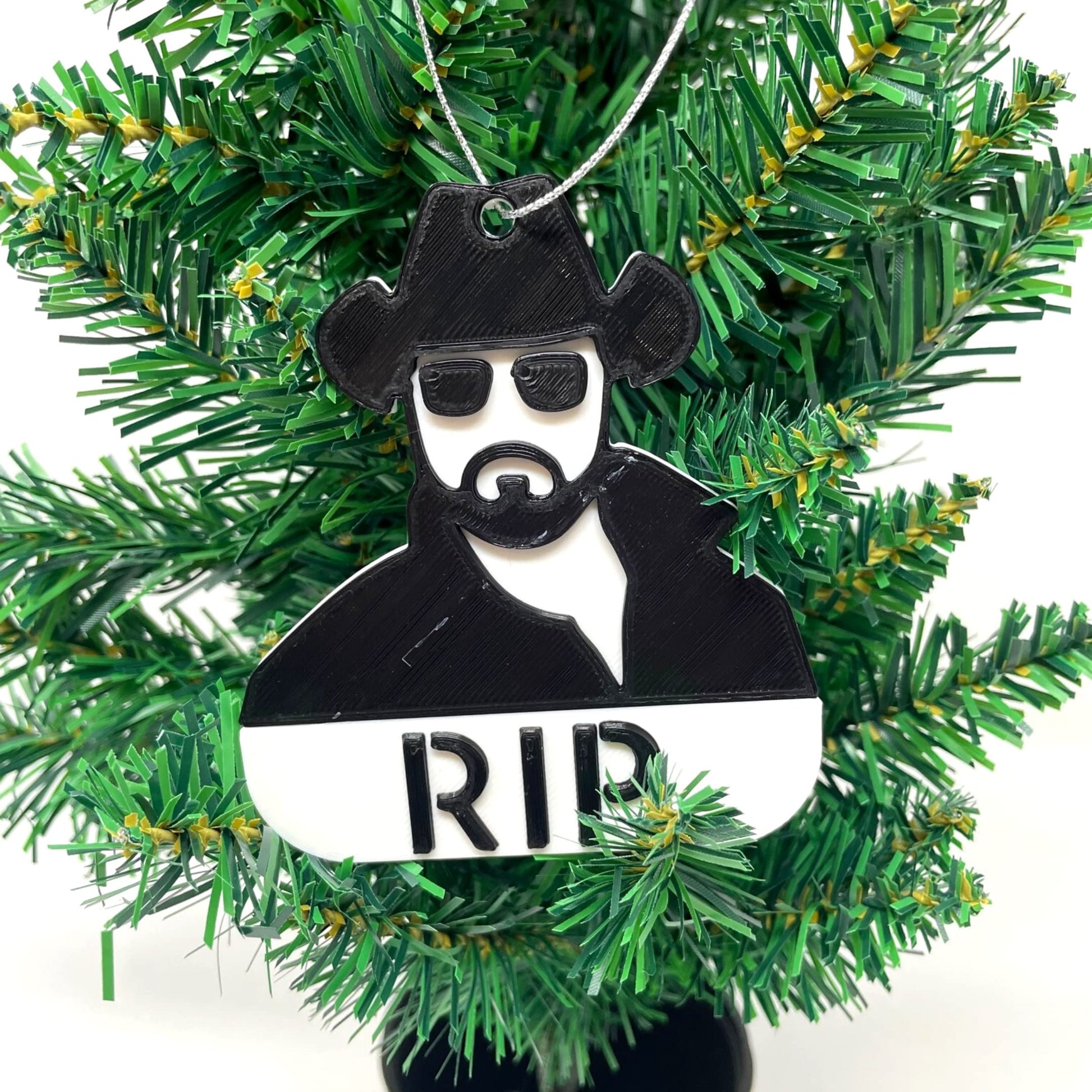 Yellowstone Rip Christmas Ornament - Perfect for Fans of The TV Show Yellowstone - Decorative Send Rip Holiday Ornament - Made in The USA