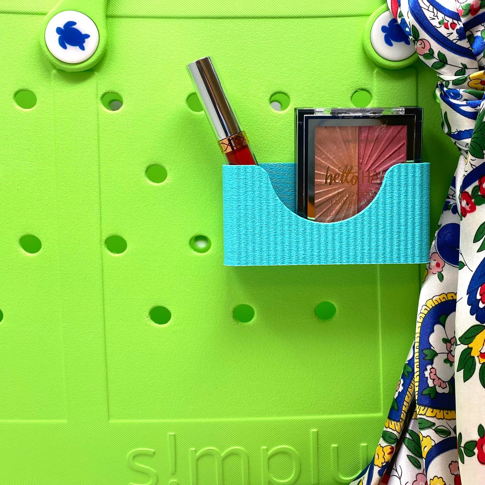 Boglets PREMIUM - Wallet Holder Accessories - Premium Collection - Compatible with Bogg Bag, Simply Southern & other Tote Bags - Decorative Accessories & Organizers - Made in USA - Teal