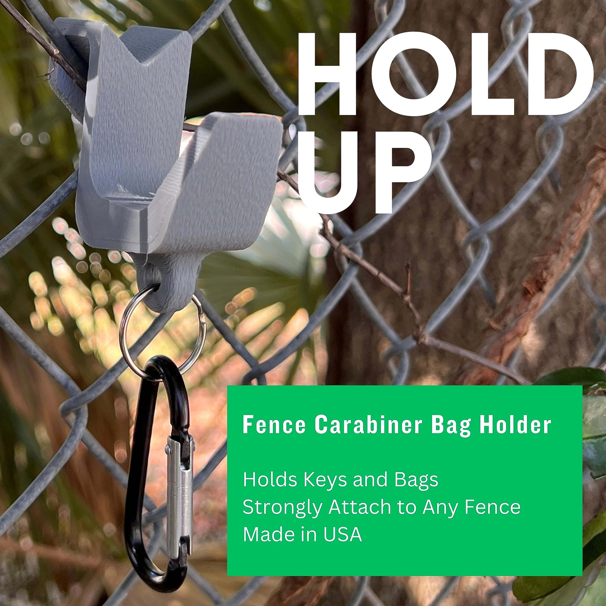 Carabiner Fence Holder
