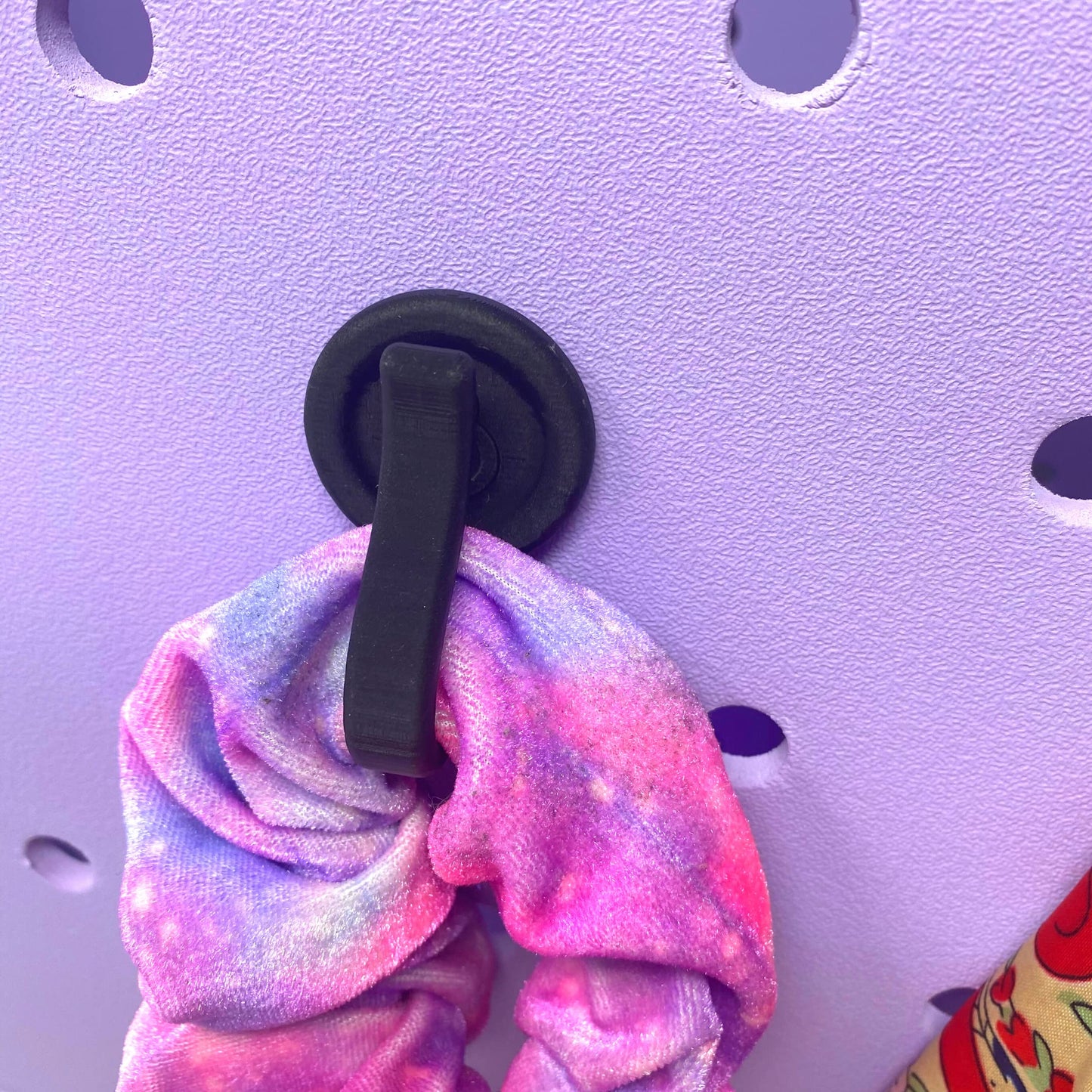 Boglets - Pacifier Hook Holder - Premium Collection - Compatible with Bogg Bags, Simply Southern & other Tote Bags - Hook Pacifiers, Hats, Keys, etc. - Made in USA - Black