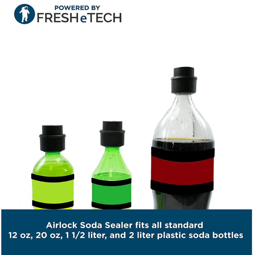 FRESHeTECH Soda Sealer - Air Tight Soda Sealer 5 Pack