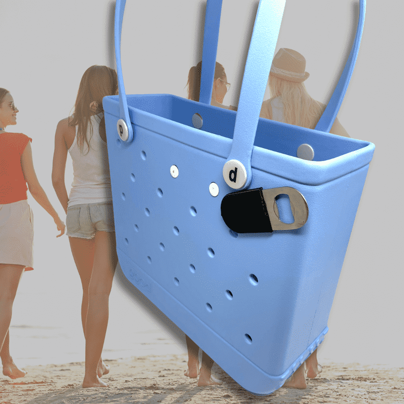 Bogg Bag Bottle Opener Charm Accessory - Comes with Stainless Steel Bottle Opener Attached - Color Options!