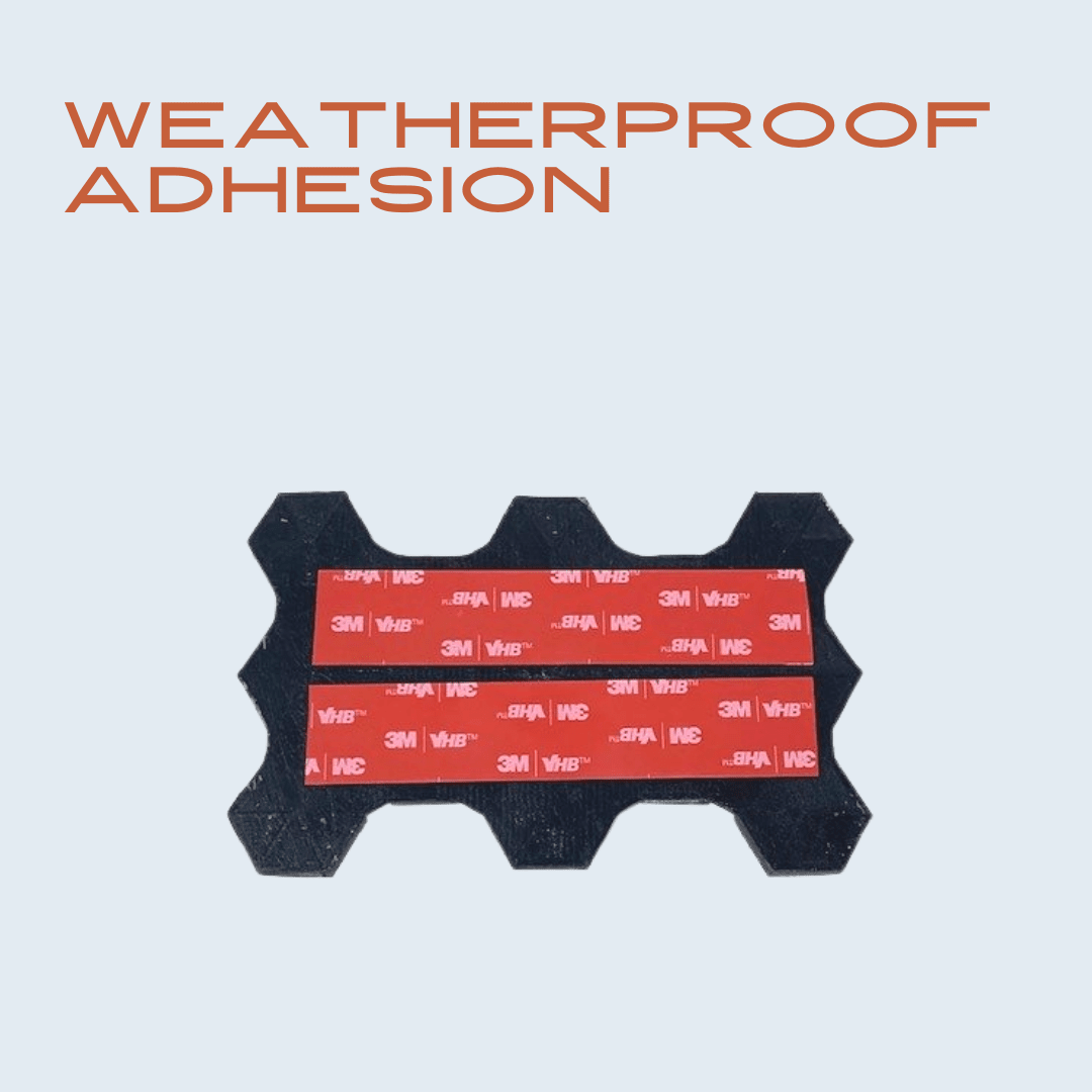 Snowboard Stomp Pad - Hexagon Pattern - Specialized Stomp Pad Designed for Better Grip & Adhesion to Snowboards