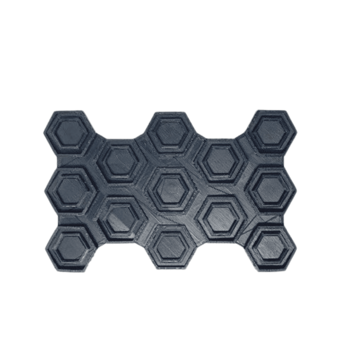 Snowboard Stomp Pad - Hexagon Pattern - Specialized Stomp Pad Designed for Better Grip & Adhesion to Snowboards