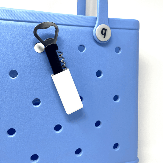 Bogg Bag Wine & Bottle Opener Charm Accessory - Comes with a Standard Wine/Bottle Opener - Multiple Color Options!