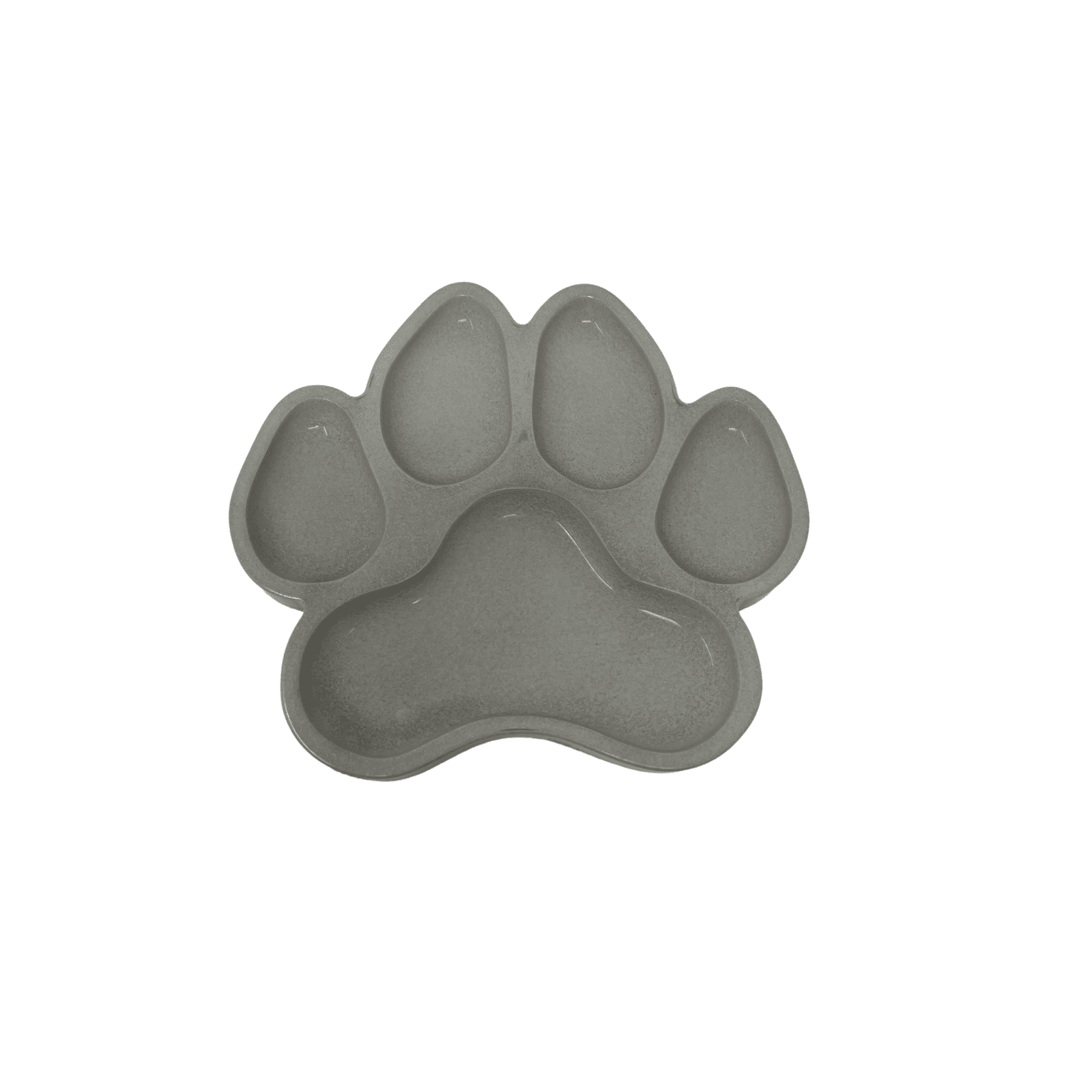 Dog Paw Concrete Tray Organizer Decor - 6" x 7" - Stylishly Organize Dressers, Coffee Tables, End Tables, Bathrooms & More
