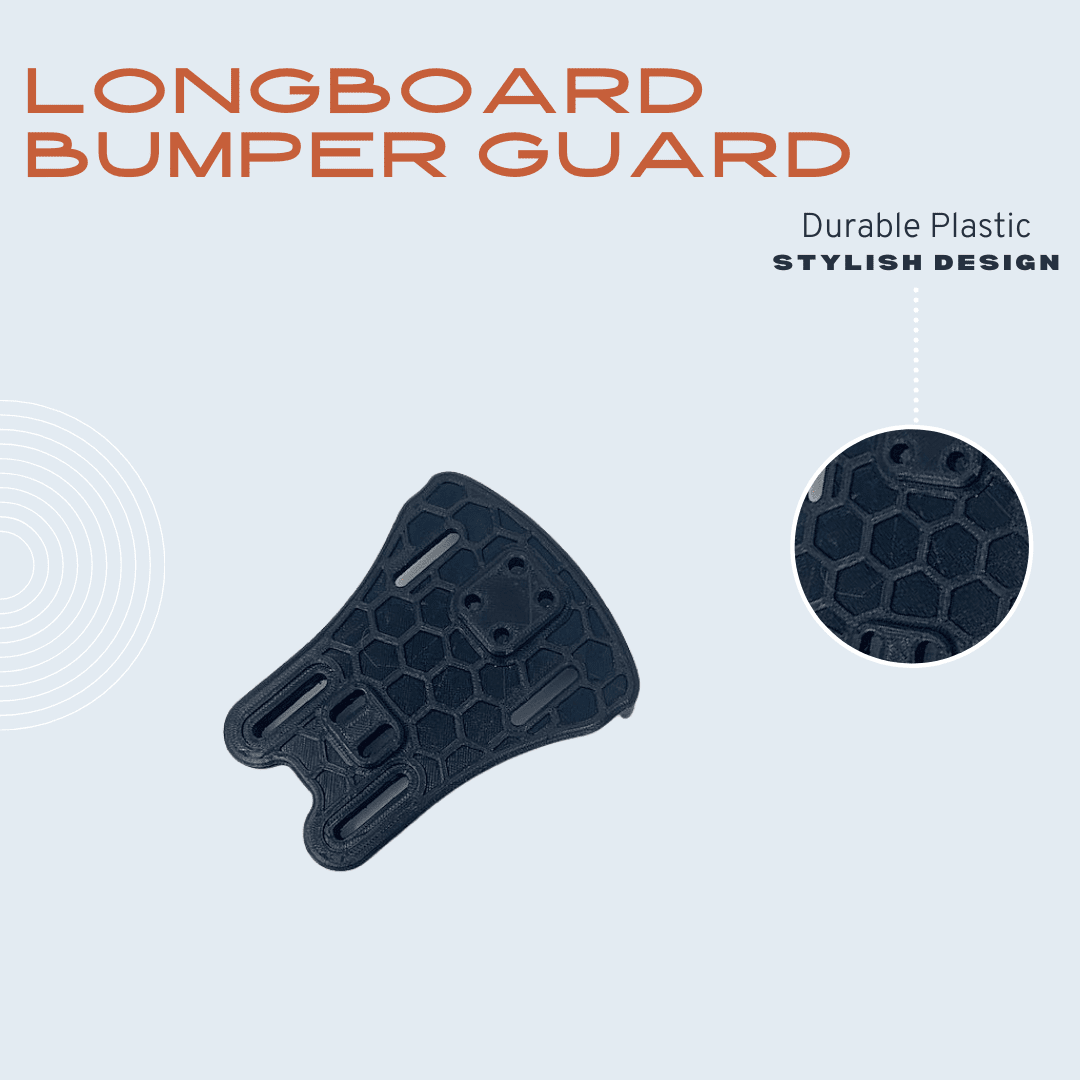 Longboard Bumper Guard - Protect Your Longboard & Mount Accessories Quickly & Easily