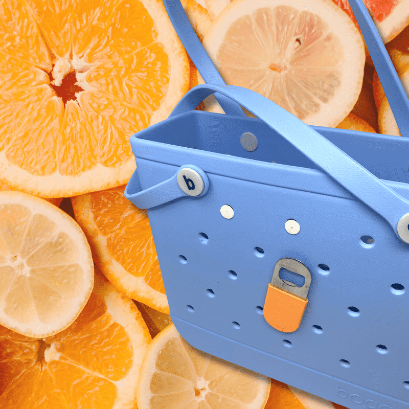 Bogg Bag Bottle Opener Charm Accessory - Comes with Stainless Steel Bottle Opener Attached - Color Options!
