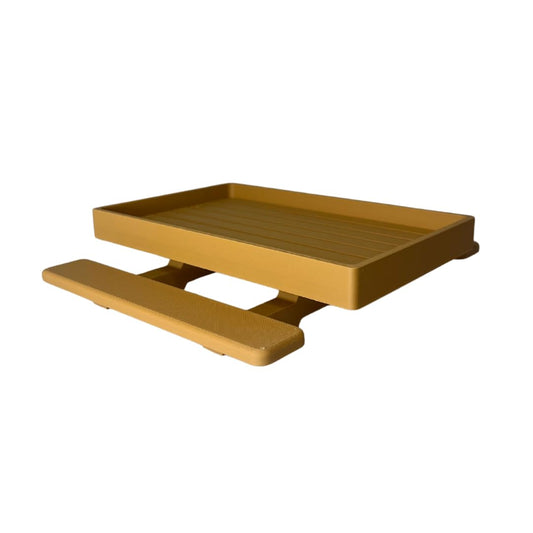 REEFSHAPE Terrarium Picnic Table for Bearded Dragons, Lizards, Geckos, and More! | Platform Accessory for Terrarium Habitats | Made in USA