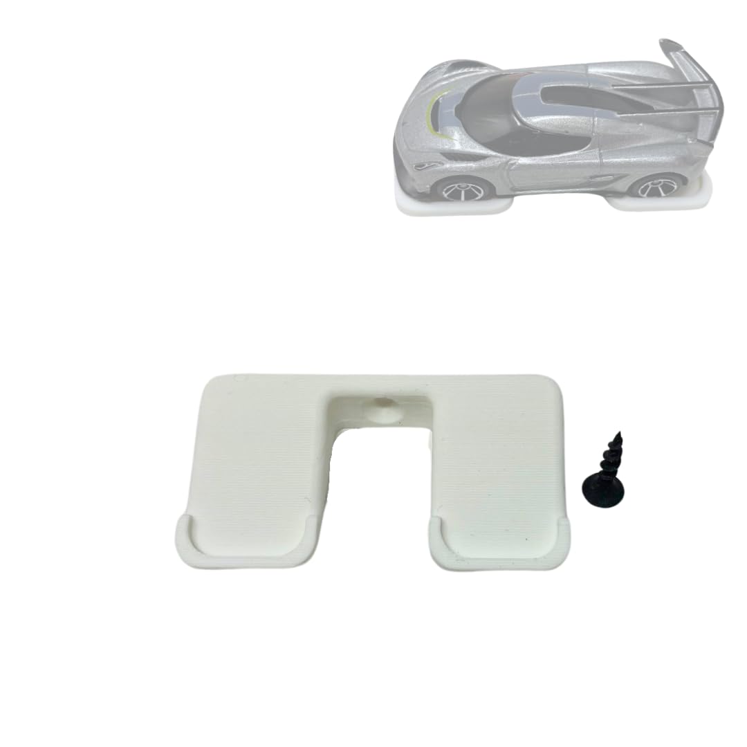 Wall Display Mounts Compatible with Hot Wheels Racecars | Display & Easily Access Toy Racecars | Made in USA