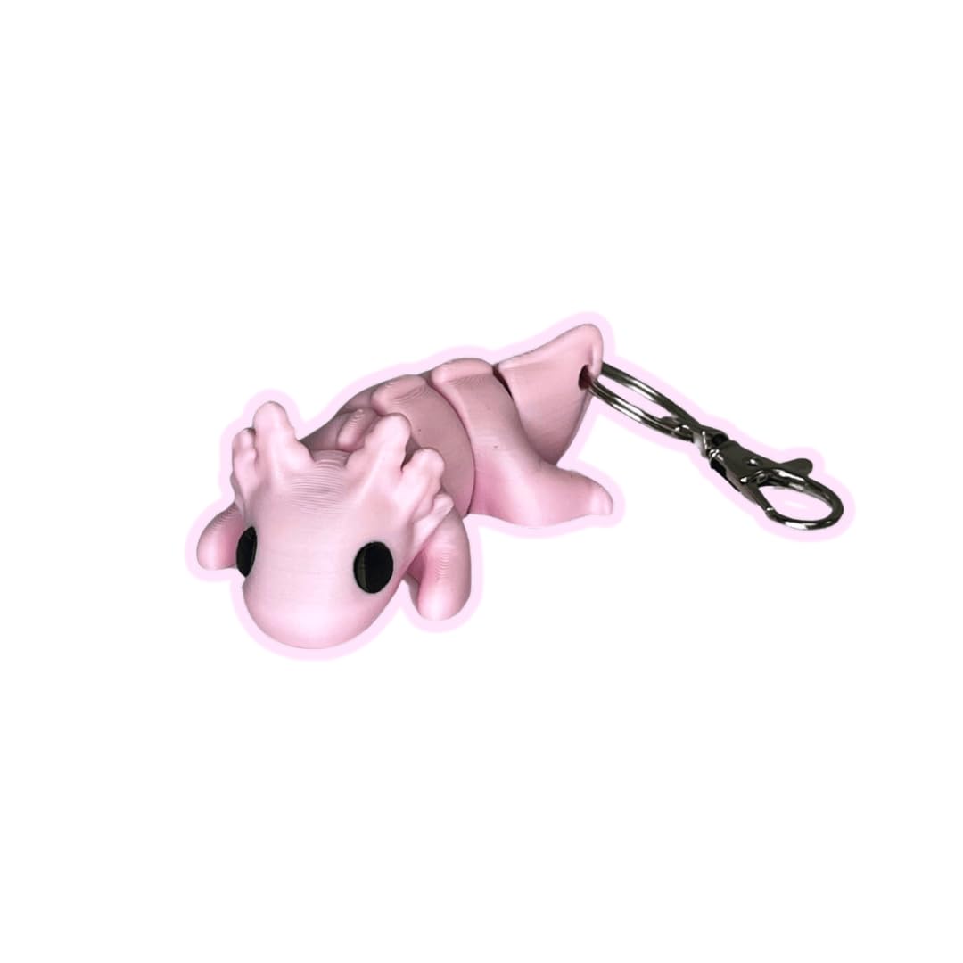 Articulated Animal Keychain Fidget Toy | Fun & Unique Key Chain Fidget Toy Figurines| Made in USA