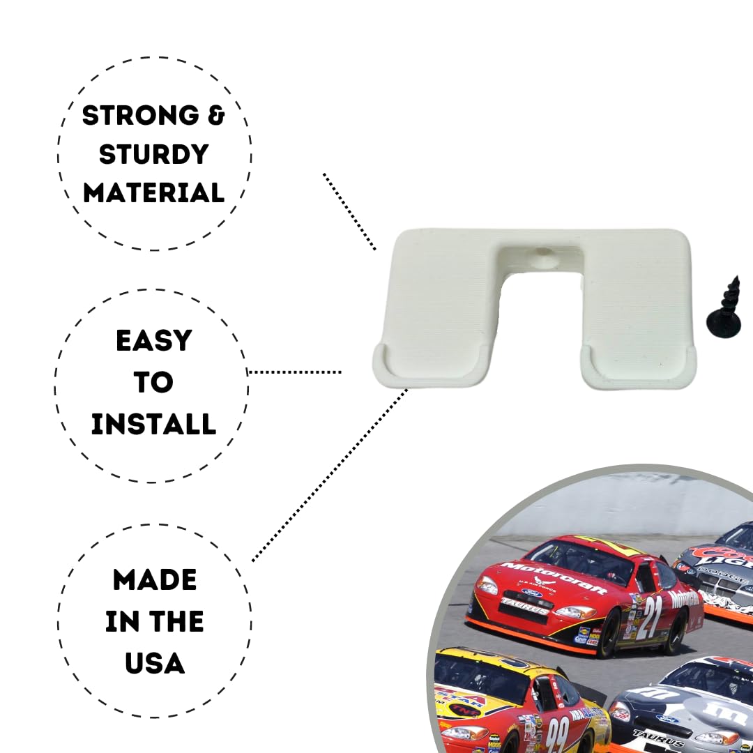 Wall Display Mounts Compatible with Hot Wheels Racecars | Display & Easily Access Toy Racecars | Made in USA