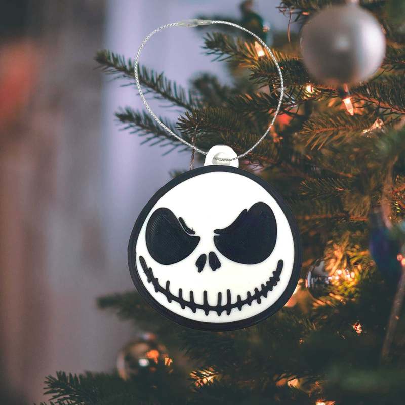 Jack Skellington Christmas Ornament - Nightmare Before Christmas Decorative Holiday Ornament - Made in The USA