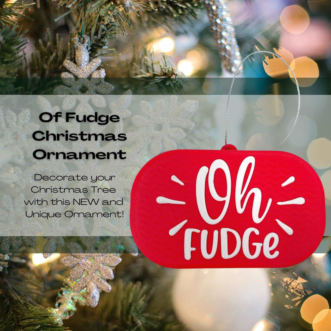 Oh Fudge Christmas Story Soap Ornament - Decorative Holiday Ornament - Made in The USA