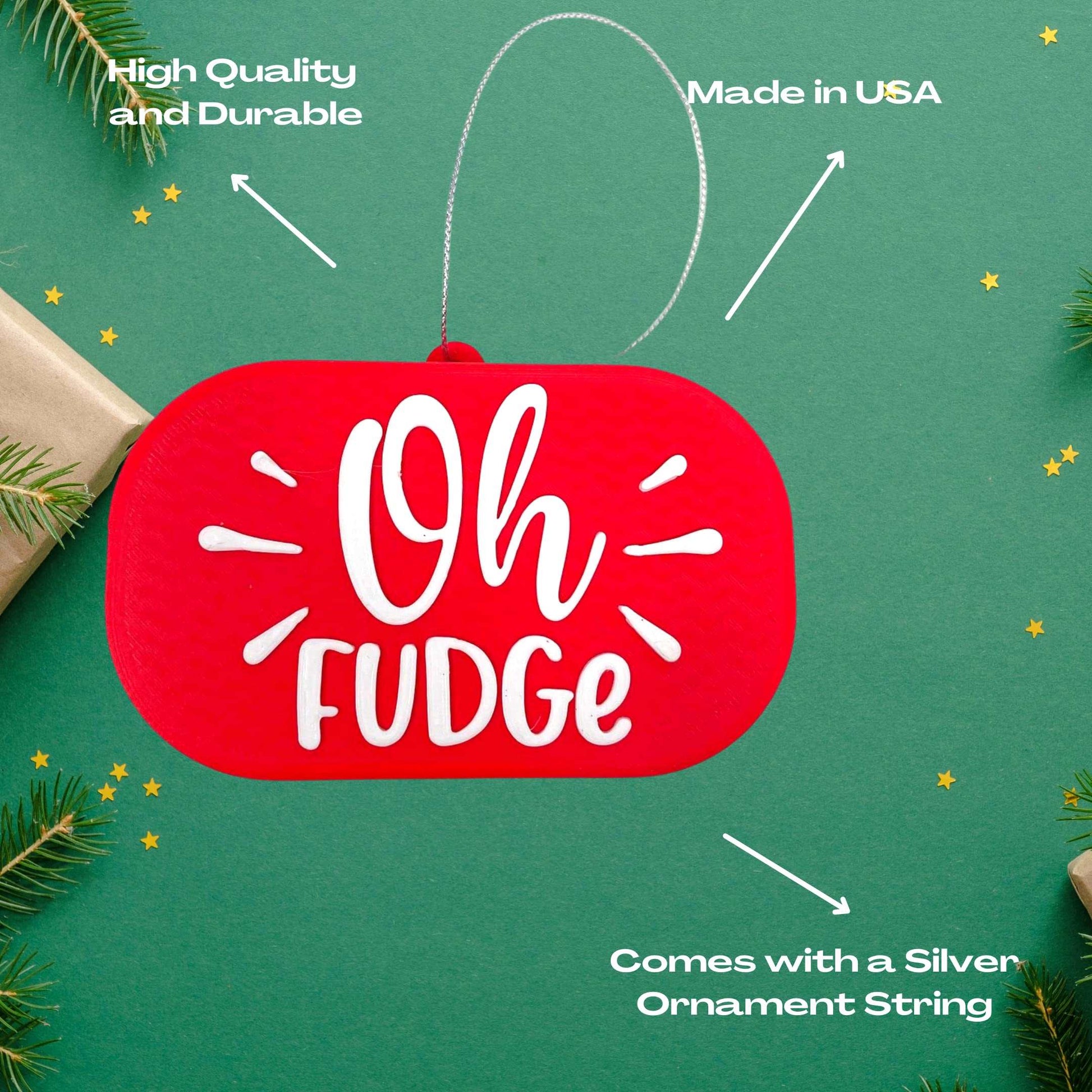 Oh Fudge Christmas Story Soap Ornament - Decorative Holiday Ornament - Made in The USA