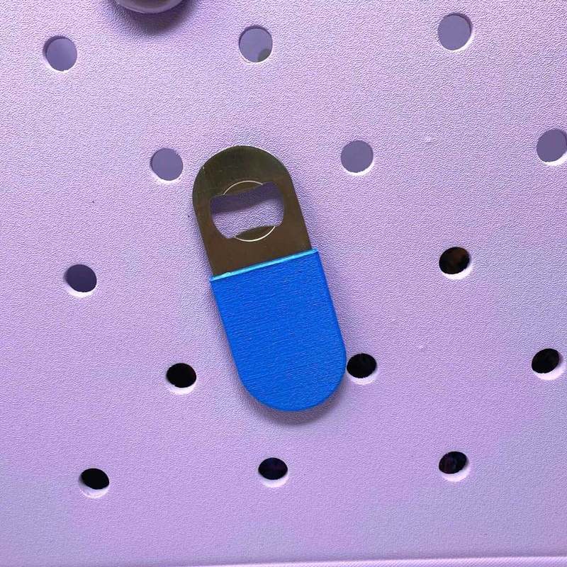 BOGLETS - Bottle Opener Charm Accessory For Bogg Bags - Keep a Bottle Opener Handy with your Tote Bag - Multiple Color Options - Made in the USA