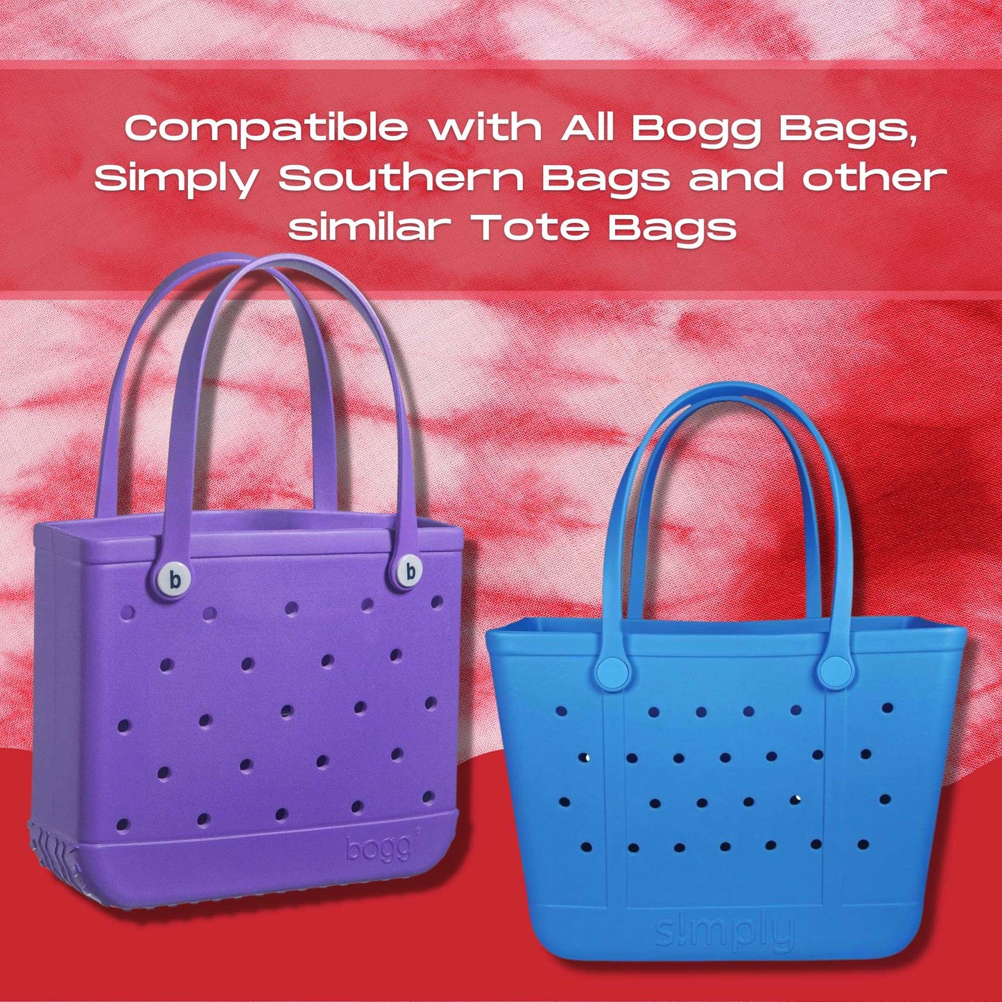 BOGLETS - Halloween Tote Bag Charms Compatible with Bogg Bags Jack O' Lantern