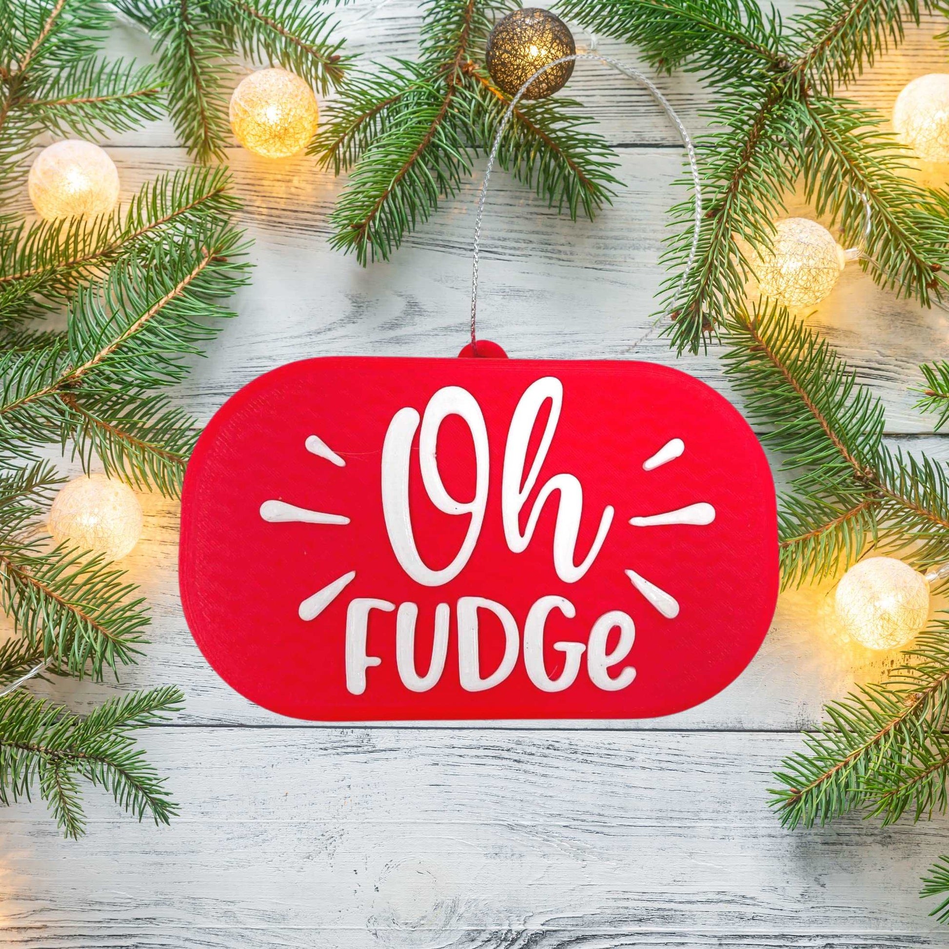 Oh Fudge Christmas Story Soap Ornament - Decorative Holiday Ornament - Made in The USA
