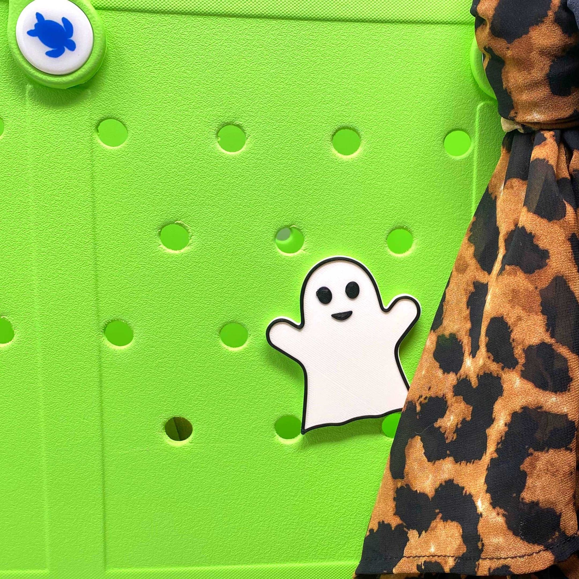 BOGLETS - Halloween Ghost Charm Compatible with Bogg Bags and Other Similar Tote Bags