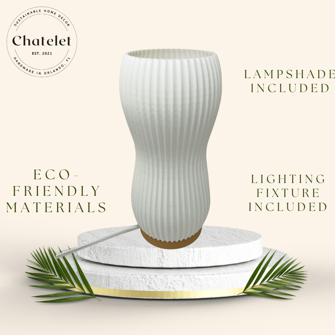 The Good Vibes Lamp | Premium Collection Living Room or End Table Lamp | Ambiance Home Decor