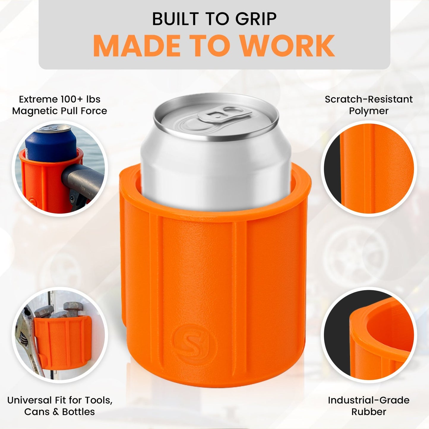 SoftJaw Extreme Magnetic Cupholder & Tool Holder