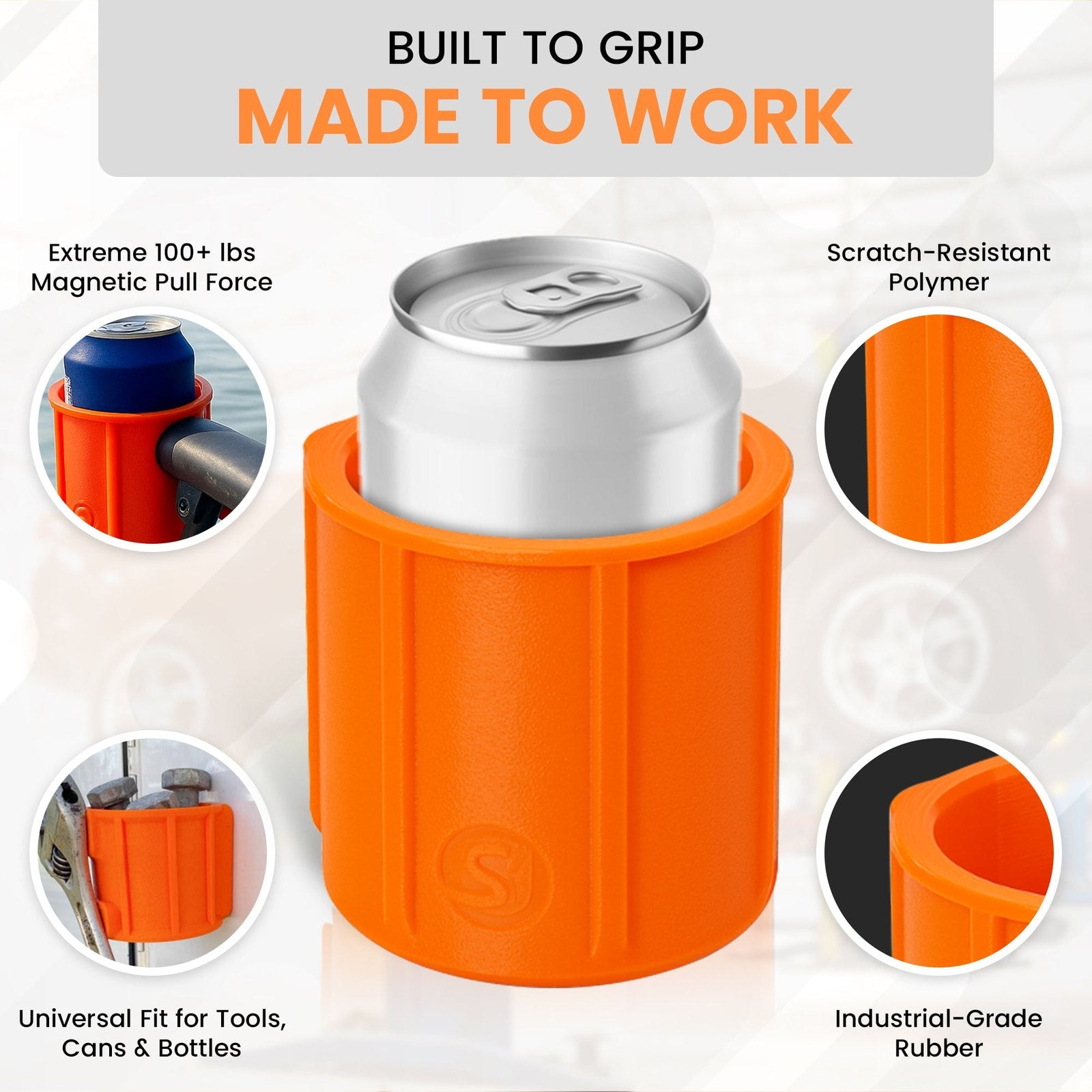 SoftJaw Extreme Magnetic Cupholder & Tool Holder