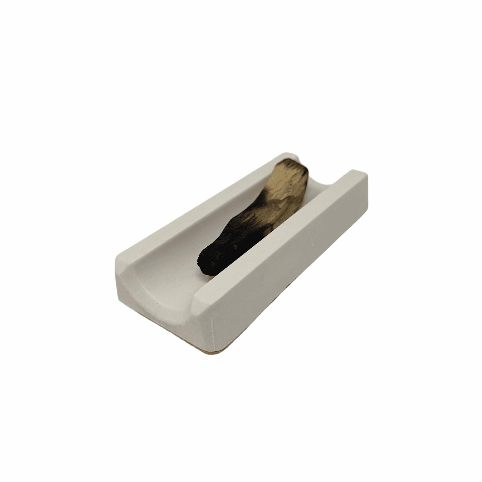 White Jesmonite Palo Santo Holder | Decorative Incense Burner Holder | Minimalist Design & Fire Resistant Material