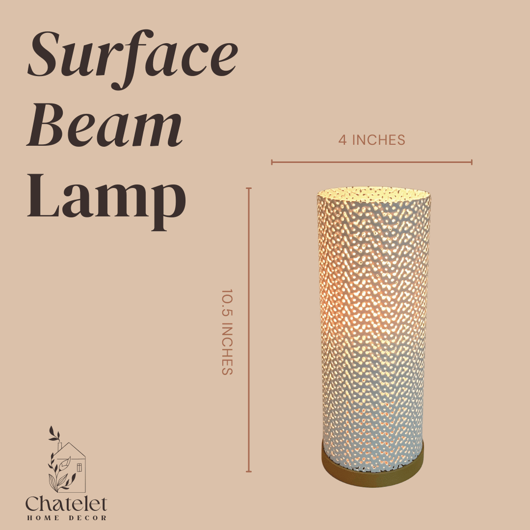 Surface Beam Lamp | Innovative Lamp for Night Stands, End Tables, & Coffee Tables | Ambient Color Changing Lighting