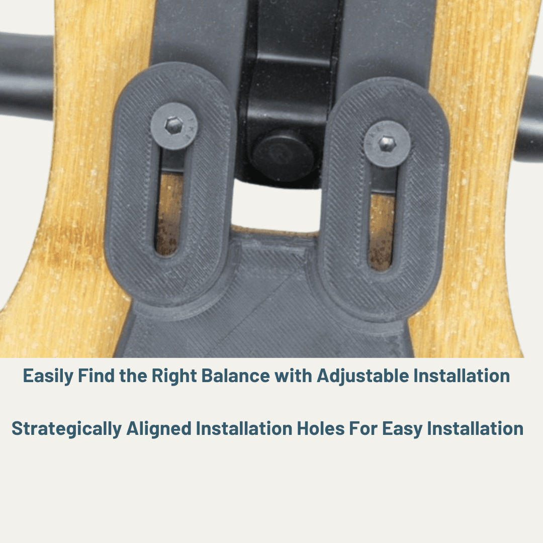 Low Profile Longboard or E-Skateboard Foot Stop - Improved Traction, Balance, and Control for Longboards or E-Skates - Greater Control Going Down Hills, Making Turns, and Maintaining Balance