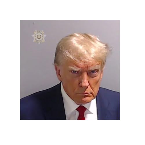 Trump Mugshot Premium Vinyl Sticker Pack | Hit Meme of 2023 | Great Gift for Friends or Coworkers | 10 Sticker Pack | Made in USA