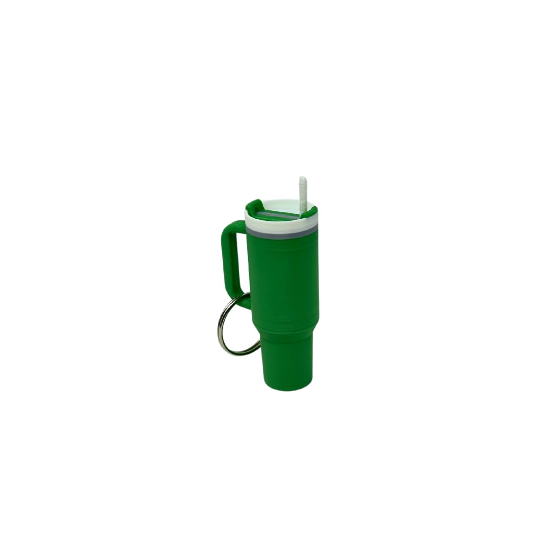 Tumbler Cup Replica Keychain | Popular Water Bottle Replica Mug Key Tag for Car Keys | Made in USA